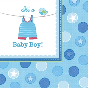 .Pack 16 Unds. Servilletas papel 33cm With Love Boy /Ref: 511491
