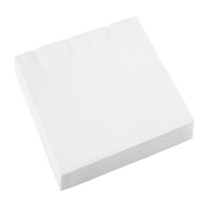 .Pack 20 Unds. Servilletas papel 25cm Frosty White /Ref: 51220-08-66
