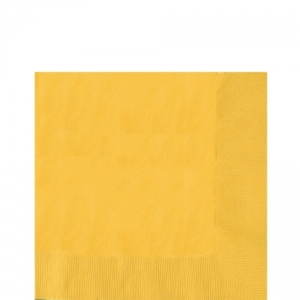 .Pack 20 Unds. Servilletas papel 33cm Sunshine Yellow /Ref: 51220-09