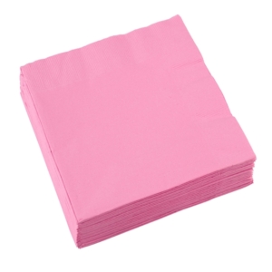 .Pack 20 Unds. Servilletas papel 23cmLight Pink /Ref: 51220-109-66