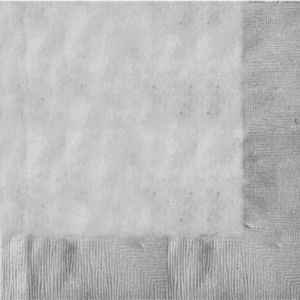 .Pack 20 Unds. Servilletas papel 33cm Silver /Ref: 51220-18