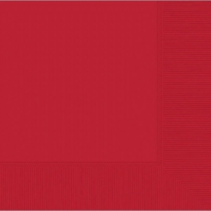 .Pack 20 Unds. Servilletas papel 33cm Apple Red /Ref: 51220-40
