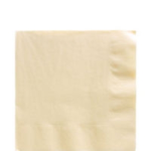 .Pack 20 Unds. Servilletas papel 33cm Vanilla Creme /Ref: 51220-57