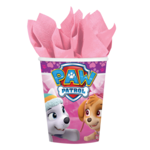 .Pack 8 Unds. Vasos de Papel 25cl Patrulla Canina /Ref: 581665-66
