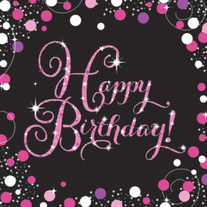 .Pack 16 Unds. Servilletas papel 33cm Pink Sparkling Celebration /Ref: 9901182