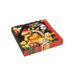 .Pack 16 Unds. Servilletas papel 33cm Super Mario /Ref: 9901538