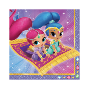 .Pack 16 Unds. Servilletas papel 33cm Shimmer & Shine Luncheon Napkins /Ref: 9902155-99