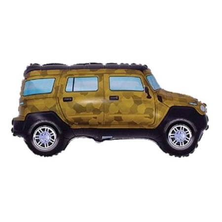 .COCHE CUATRO RUEDAS Militar 19″/48cm / Ref: 901673MI