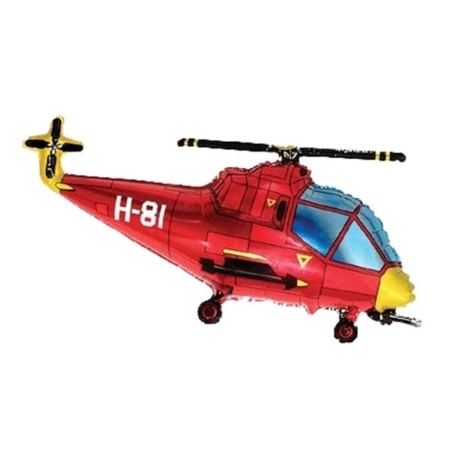 .HELICOPTERO ROJO 22″/55cm / Ref: 901667R
