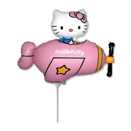 HELLO KITTY AVION MINI FUCSIA 12″/30cm x 14″/35cm / Ref: 902720F