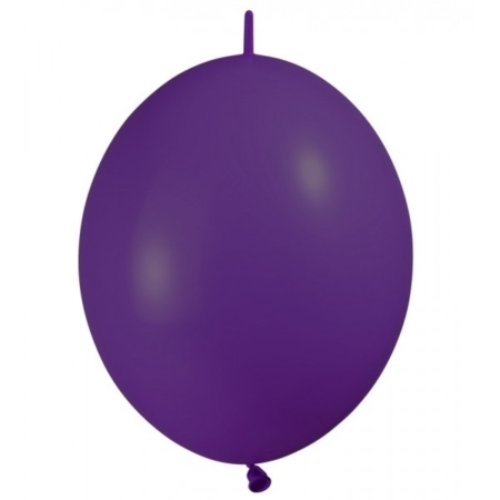 B/50 Globos Link-O-Loon 6 Sempertex Fashion Violeta Solido R6″/15cm /Ref: LOL6-051