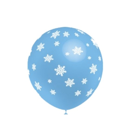 B/50 Globos 30cm Ø Celeste : Copos Navidad /Ref: 112P3335*50