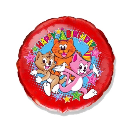CIRCULO. BIRTHDAY CAT CELEBRATION 18″/45cm /Ref: 401552