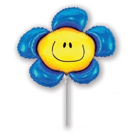 .FLOR MINI AZUL 13″/33cm x 15″/38cm / Ref: 902548A
