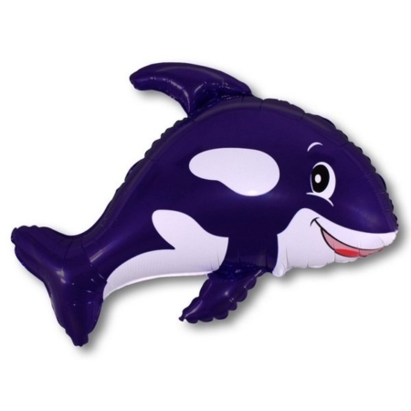 .BALLENA AMIGABLE NEGRO 32″/80cm x 35″/90cm / Ref: 901630N