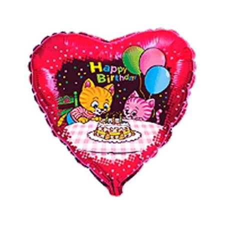 CORAZON BD. PARTY CATS 18″/45cm / Ref: 201628