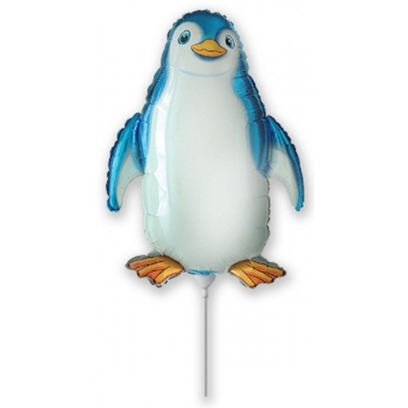 .15″/38cm x 8″/20cm PINGUINO FELIZ MINI AZUL /Ref: 902745A