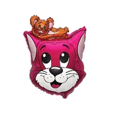 GATO FUCSIA 27″/69cm x 19″/48cm / Ref: 901601F