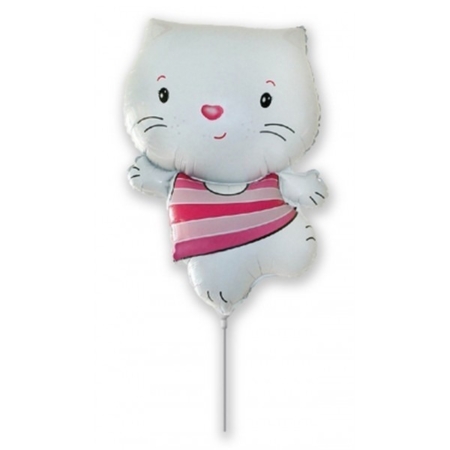 .PEQUEÑO GATO MINI BLANCO 12″/30cm x 8″/20cm /Ref: 902671B