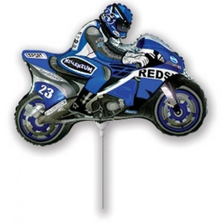 .12″/30cm x 9″/22cm MOTO RACING MINI AZUL /Ref: 902663A
