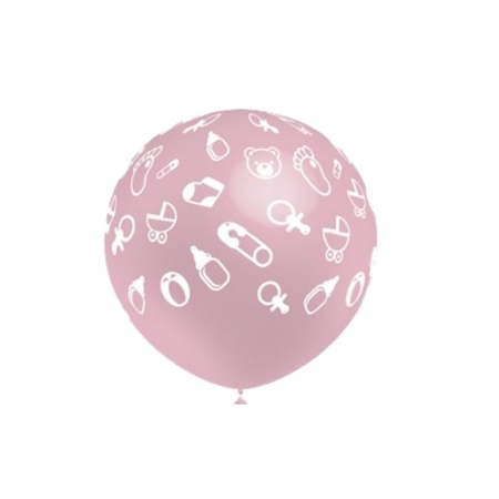 B/50 Globos 28cm Ø Rosa Baby: Baby Pink /Ref: 112M8659*50