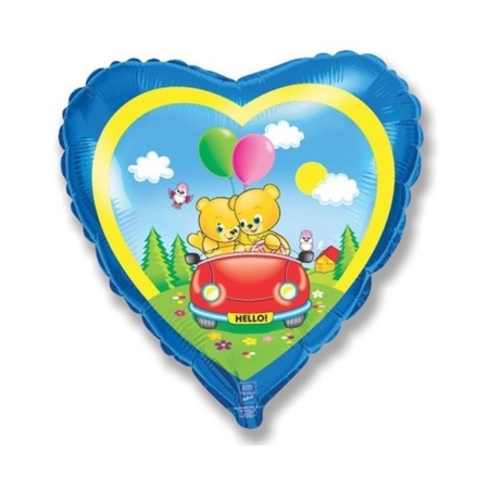 CORAZON.LOVE BEAR CAR 18″/45cm / Ref: 201574