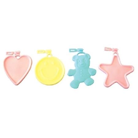 *Pack 50 unds. Peso Pastel Colour Balloon Weights 8g/0.28oz (Colores Varios)