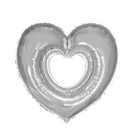 SHAPE CORAZON PLATA 27″/69cm / Ref: 901500P