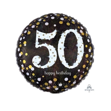 Sparkling Birthday 50 18″/45cm /Ref: 3213101