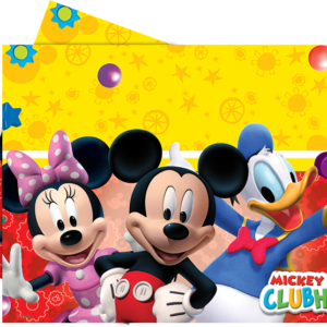 .Pack 1 Und. Mantel Plástico 1,80m x 1,20m Playful Mickey /Ref: 81511