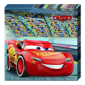 .Pack 20 Unds. Servilletas papel 33x33cm Cars 3 /Ref: 87799