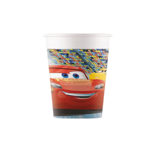.Pack 8 Unds. Vasos de Plástico 200ml Cars 3 /Ref: 93472