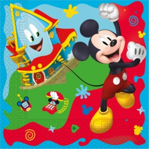 .Pack 20 Unds. Servilletas papel 33cm Playful Mickey /Ref: 93824