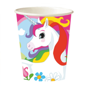 .8 Vasos Unicornio Paper Cups 266ml /Ref: 9902102-66
