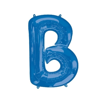 :Letra B Foil Balloons Azul 16″/40cm /Ref: 3825311