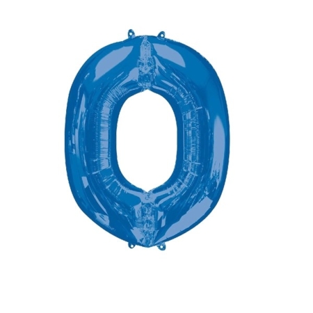 :Letra O Foil Balloons Azul 16″/40cm /Ref: 3826711