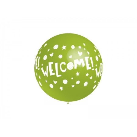B/ 10 Globos 60cm Ø. 2C: Welcome!!