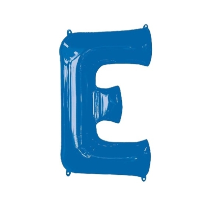 :Letra E Foil Balloons Azul 16″/40cm /Ref: 3825711