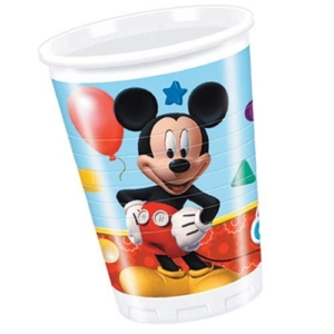 .Pack 8 Unds. Vasos de Papel 200ml Playful Mickey /Ref: 81509