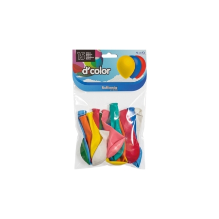 B/Solapa 15 Globos 75cm perim Surtidos /Ref: HG3003