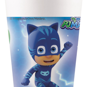 .Pack 12 Unds. Vaso de Papel 200ml PJMASKS /Ref: 93476