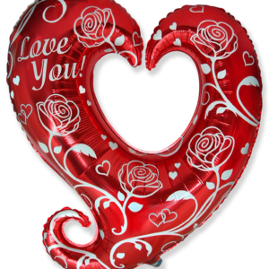 ROSAS & CORAZON 31″/80cm x 31″/79cm / Ref: 901757