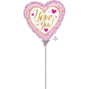 9/23cm Mini I Love You Rosa & Oro / Ref: 3646309