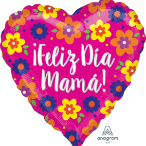 JUMBO 32 / 80cm FELIZ DIA MAMA FLORES / Ref: 3708801