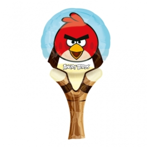 Mini globo de AUTO-INFLABLE ANGRY BRIDS 30cm / Ref: 2736001