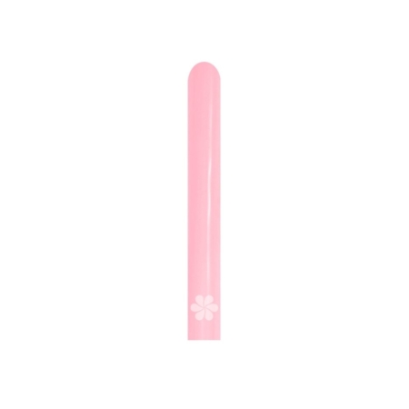 B/50 Globos Latex Modelar Fashion Solido Rosado 5cm X 150cm /Ref: 260-009
