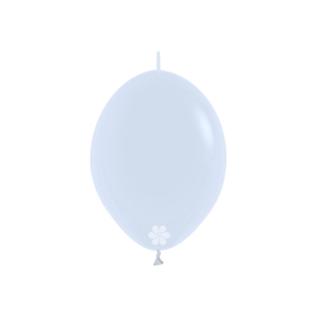 B/25 Globos Latex Link-O-Loon Fashion Solido Blanco R12″/30cm /Ref: LOL-005