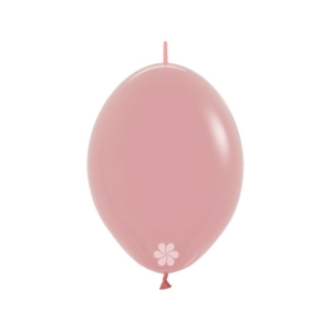 B/25 Globos Latex Link-O-Loon Fashion Solido Rosa Palo R12″/30cm