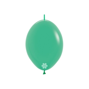B/25 Globos Latex Link-O-Loon Fashion Solido Verde R12″/30cm