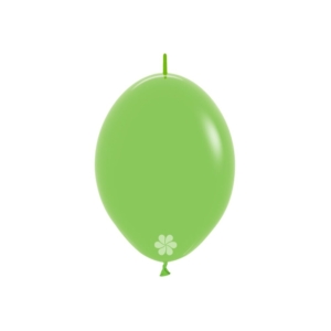 B/25 Globos Latex Link-O-Loon Fashion Solido Verde Lima R12″/30cm